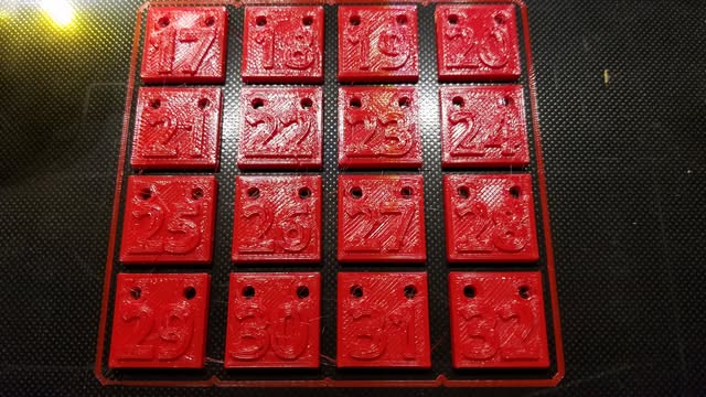 3D Printed Controller Output Labels