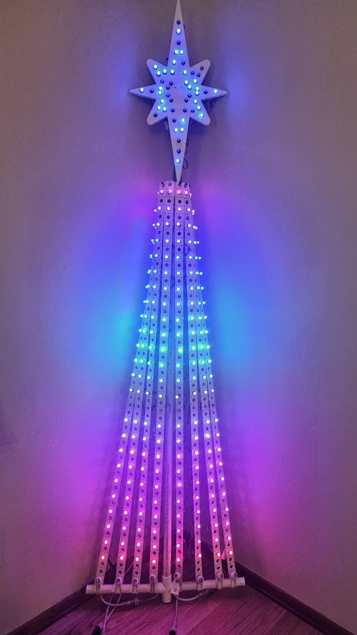 DIY Pixel Mini Mega Tree testing
