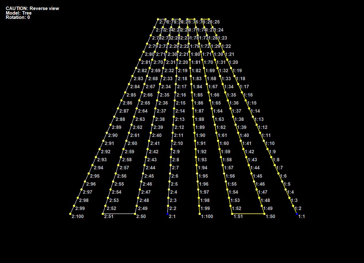 DIY Pixel Mini Mega Tree xLights View